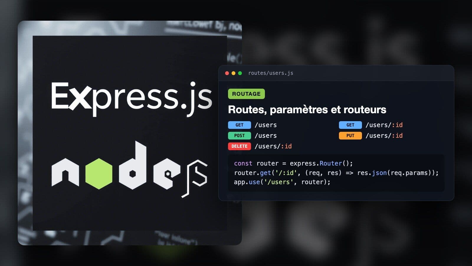 II - Routage avec ExpressJS